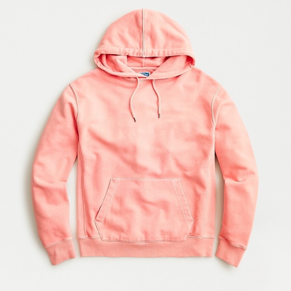 J Crew garment-dyed hoodie sweatshirt